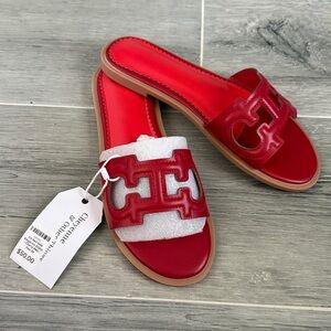 Cheyenne CHANEL Red on Red Sandals